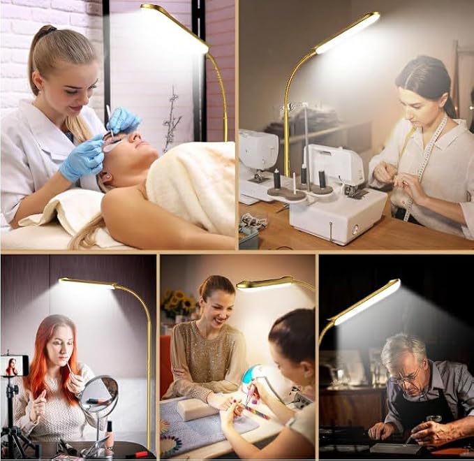 marctronic Gold Floor Lamp, 18W 1800LM Bright LED Floor Lamps - Image 5