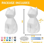 Goody King Paint Your Own Cat Lamp Kit, Easter Basket Stuffers, Arts & Crafts - Image 4
