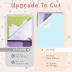 Tintnut Boho Permanent Vinyl 8 Sheets 12''x10'' Baby Blue Adhesive Vinyl | - Image 4