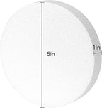 Crafare 15 PCS 5x5x1 Inch Round Foam Circles - Image 2