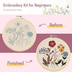wtisan Embroidery Kit, 4 Sets Embroidery Kit - Image 3