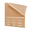 KINLINK 20x24 Plexiglass Sheets 1/8 inch Thick, 3mm Clear Cast Acrylic Sheet by KINLINK