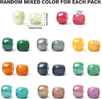 200PCS Natural Stone Beads Flat Agate Spacer Beads Bulk - Image 2