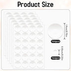 144pcs Non-Slip Silicone Grips for Quilt Templates, Quilting Rulers, Adhesive - Image 4