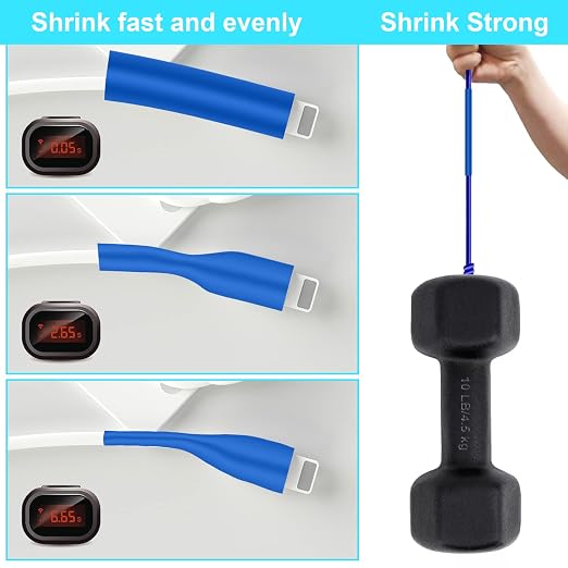 900 Pcs Wire Heat Shrink Tubing Kit, Industrial Heat-Shrink Tubing - Image 5
