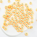 100pcs Yellow Sunflower Polymer Clay 10mm Spacer Beads by LUBINGSHINE