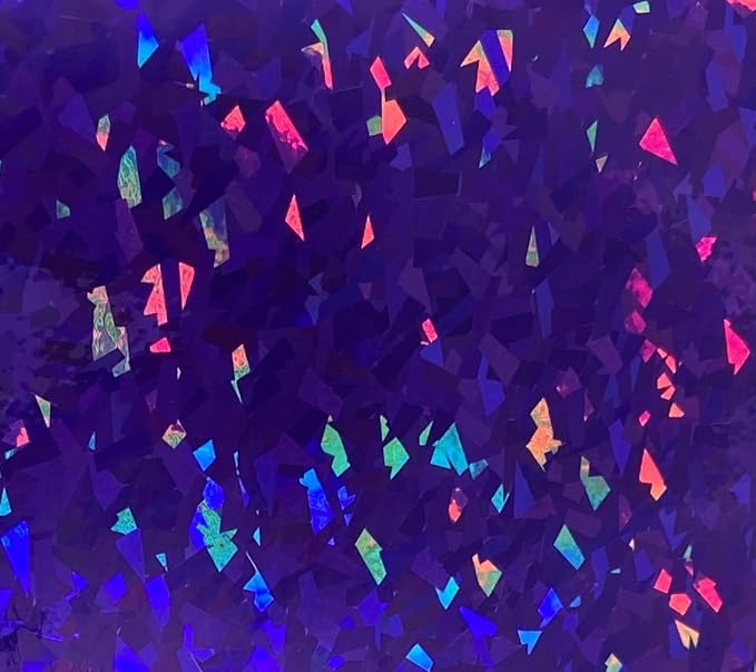 Holographic Crystal Sign Vinyl, HOLOCRYSTAL self-Adhesive Plastic - Image 3