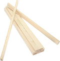 MECCANIXITY 10Pcs Wood Strips Slats, 11/32" x 7/8" x 16" Thin Wood Sticks Flat by MECCANIXITY