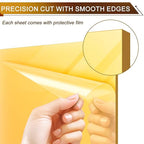 Gold Acrylic Sheets Plastic Wall Mirrors, ALCCIFI 11.8" x 15.7" x 1/8" - Image 5