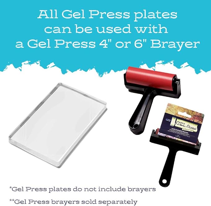 Gel Press Monoprinting Print Plate - Image 6