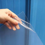 5 Pack 12x12x.02” Clear Plastic Sheet PET Flexible by BEAIMUXI
