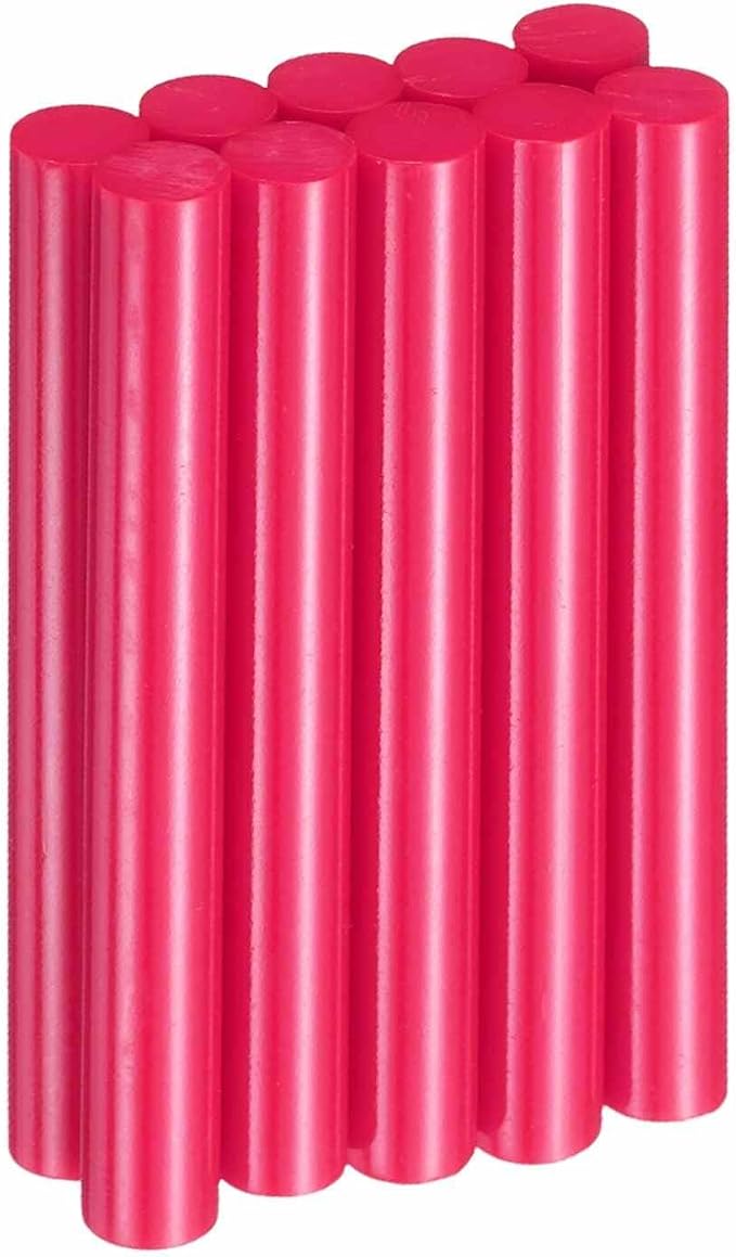 HARFINGTON 10pcs Hot Glue Sticks 0.43" Dia x 3.94" Long EVA Mini Hot Melt by HARFINGTON
