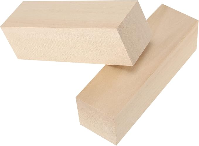 JAPCHET 12 Pieces 5 x 1-1/2 x 1-1/2 Inch Basswood Carving Blocks, Natural - Image 5