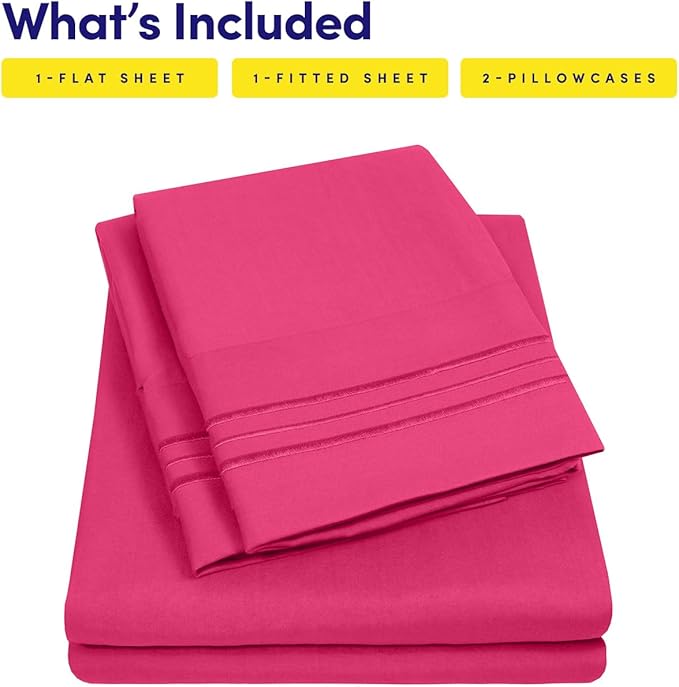 King Size Sheet Set with Built-in Sheet Straps - Image 4