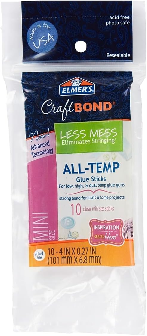 Elmer's Craft Bond Less Mess All-Temp Mini Glue Sticks by Unknown