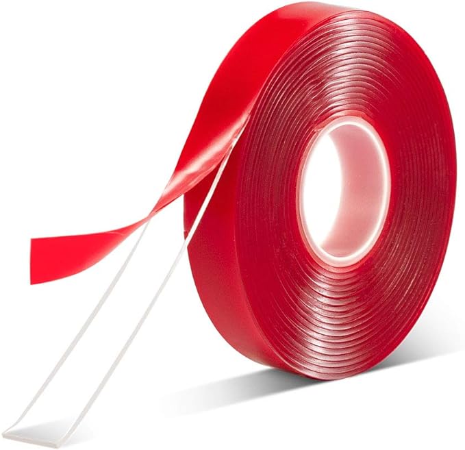 Double Sided Tape Heavy Duty, 1/2" Acrylic Clear Mounting Nano Tape, 10 ft | by VERSAF