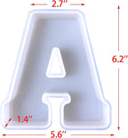 6 inch 26 Pack English Alphabet Silicone Letter Mold - Image 3