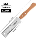 6 Inch Japanese Pull Saw，Hand Saw Woodworking Tools，Wood Handle, Sharp & - Image 2