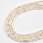 200pcs 3x2mm Natural White Turquoise Heishi Disc Rondelle Spacer Stone Semi - Image 3