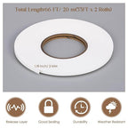 Tatuo 2 Rolls Double Sided Foam Tape PE Foam Tape Sponge Soft Mounting Adhesive - Image 3