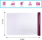 Sheet Metallic Foil HeatTransferVinyl Metallic Rose, 12Inch*6Ft Bundle Chrome - Image 2