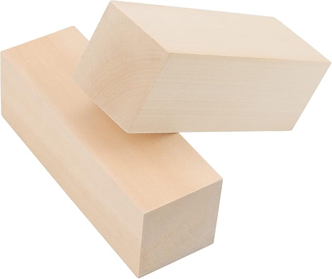 JOIKIT 15 Pack 6 x 2 x 2 Inches Basswood Carving Blocks, Kiln Dried Whittling - Image 8