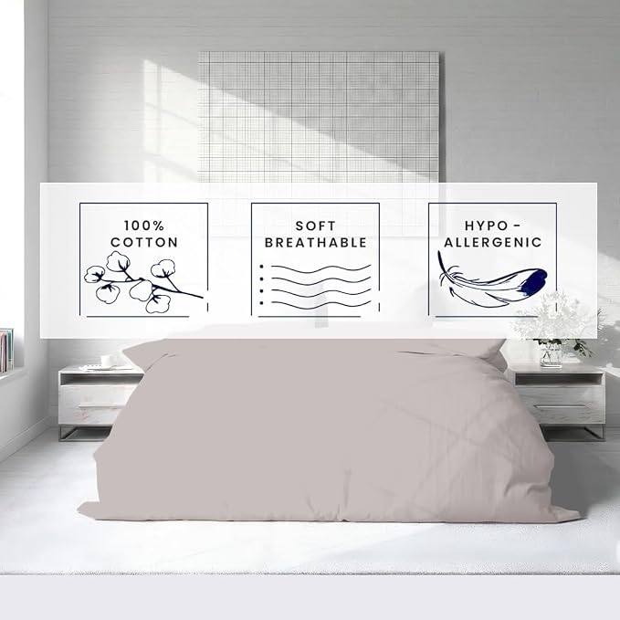 Kotton Culture 1 Pc Twin XL/Twin Duvet Cover Only-100% Egyptian Cotton 600 - Image 5