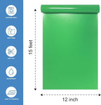 Fruit Green Heat Transfer Vinyl HTV Roll Matte PU 12" x 15 ft. | Easy to Cut - Image 2