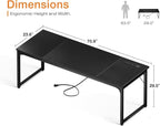Coleshome 71 Inch Computer Desk - Image 3