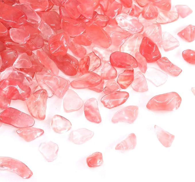 WAYBER Decorative Pebbles, 1 Lb/460g Pink Crystal Quartz Stones Irregular Rock - Image 7