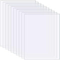 10 Pack 6" x 8" Clear Acrylic Sheet 0.04" Thick Plexiglass Sheet by IFAMIO