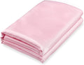Homiest Blush Pink Satin Flat Sheet by Homiest