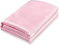 Homiest Blush Pink Satin King Top Sheet and Flat Sheet by Homiest