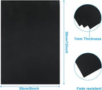 12 Pcs Black Felt Sheets, 8 x 12 Inch, 1mm Thick | Felt Fabric - Image 3