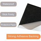 Rubber Adhesive Pads 4 Pcs 6" x 6" x 1/8" Neoprene - Image 3