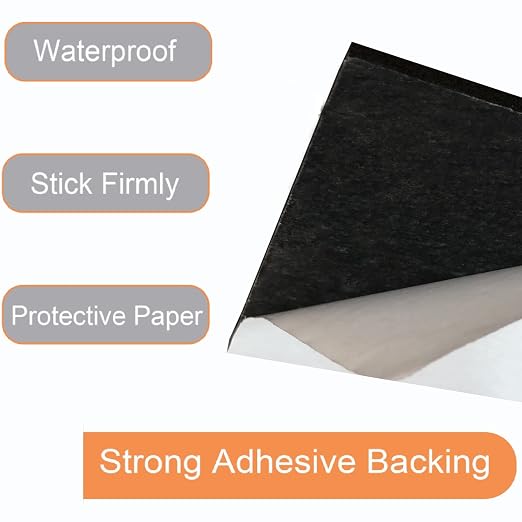 Rubber Adhesive Pads 4 Pcs 6" x 6" x 1/8" Neoprene - Image 3