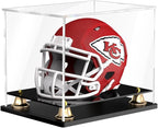 Mini Football Helmet Display Case Self-Assembly Dustproof Acrylic Display Case by XINISS