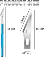Jetmore 10 Pack Exacto Knife Set, Precision Craft and Hobby Knife - Image 2