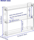 2Pack 3 Tier Display Rack, Acrylic Craft Paint Storage Organizer, Miniature - Image 2