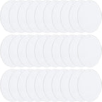 PATIKIL 2.5" Dia. Acrylic Circles, 30 Pack Round Clear Plastic Sheet Ornament by PATIKIL