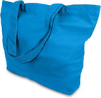 TOPDesign 3-Pack Super Strong Large 12oz Cotton Canvas Tote Bags, Reusable by TOPDesign