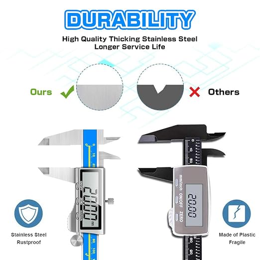 Caliper Measuring Tool Digital Caliper Industrial Quality Precision Electronic - Image 4