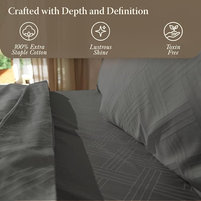 Threadmill Luxury 100% Cotton Full Bed-Sheets - Image 6