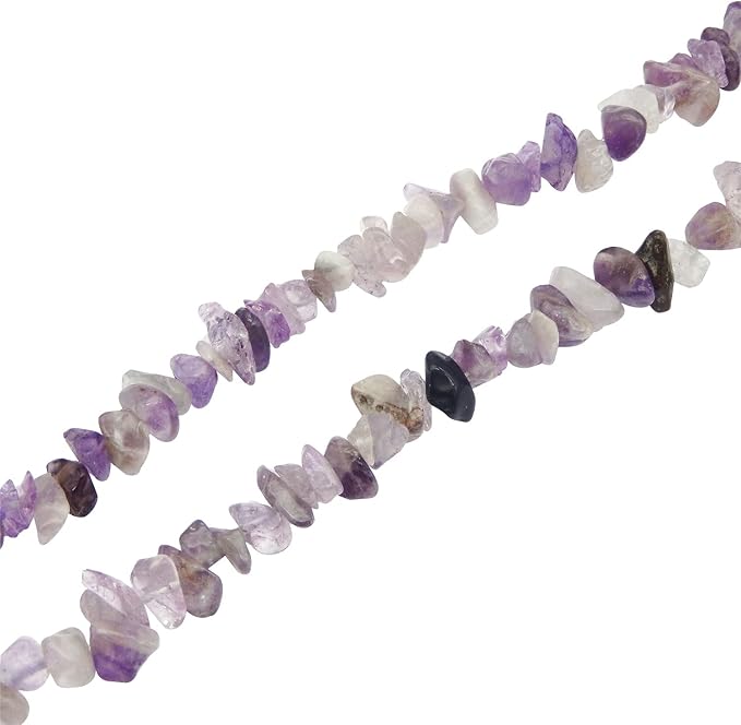 450PCS Purple Quartz Natural Irregular Chip Stone Beads 5-8mm Gemstones Crystal - Image 2