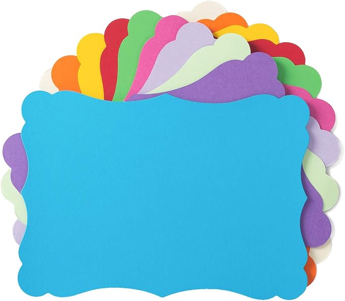 50 Pack Blank Kraft Greeting Cards, 5x7IN | Thick Cardstock Paper, by Homtable