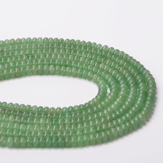 ICAI Beads 5x8mm Natural Rondelle Spacer Loose Beads - Image 2