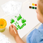 Marspark 66 Pcs Small Stencils for Crafts Reusable 3 Inch Stencils for Painting - Image 5