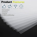 Quilting Template Plastic Sheets, Translucent, 12 x 18 Inches, Reusable Cutting - Image 5