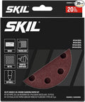 SKIL 20-Piece Mixed 5 in. 60/80/120/240 Grits Round Sanding Paper Kit by Unknown