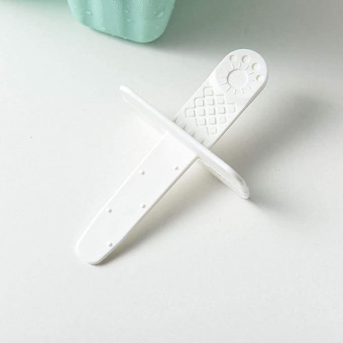 Popsicle Molds ，6 Pieces Silicone Ice Pop Models Popsicle Models Reusable Easy - Image 6